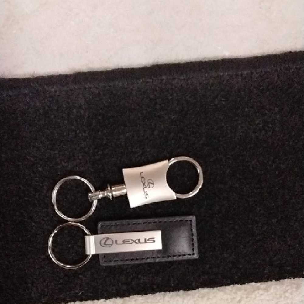 Lexus Silver Keychain Accessory